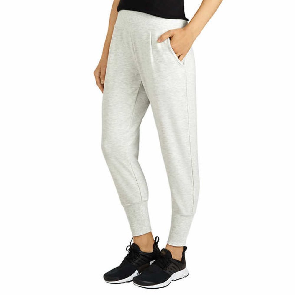2 Danskin Tapered Jogger XXL Wide Band Grey Sweats